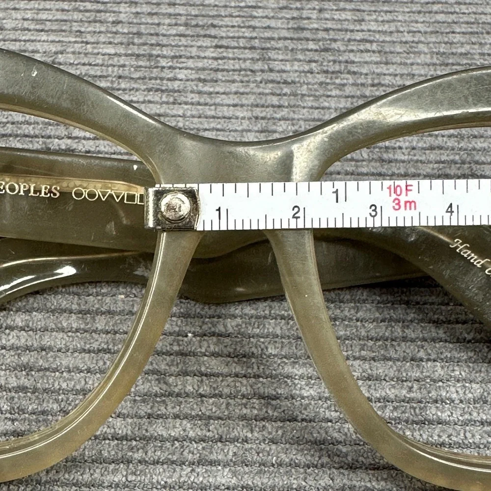 Oliver Peoples Cat Eye Glasses Frames Translucent Taupe Hand Crafted Italy